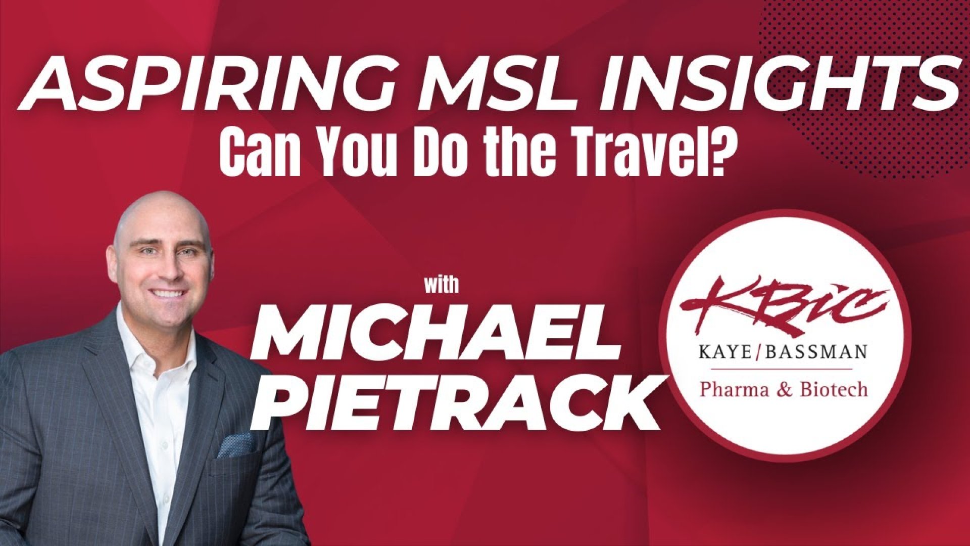 Aspiring MSL Insight: Can you do the Travel?